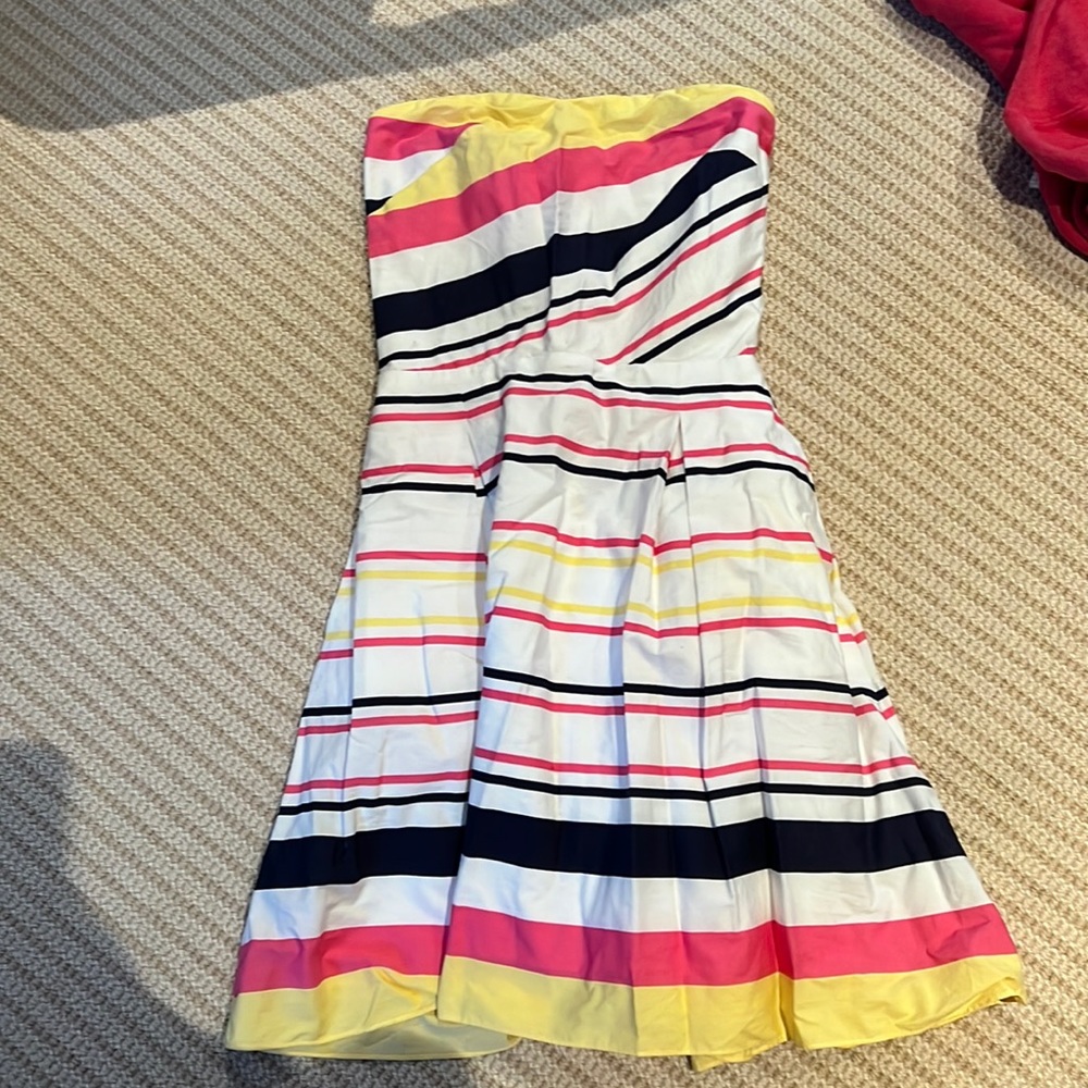 Lily Pulitzer Striped Strapless Dress